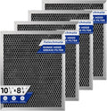 97007696 Charcoal Filter Replacement for Range Hood 41F Grease Filter 6105c 8-3/4" x 10-1/2" Aluminum Mesh Charcoal Carbon Filter Compatible with Most Brand Stove Vents -4 PACKS by Fetechmate