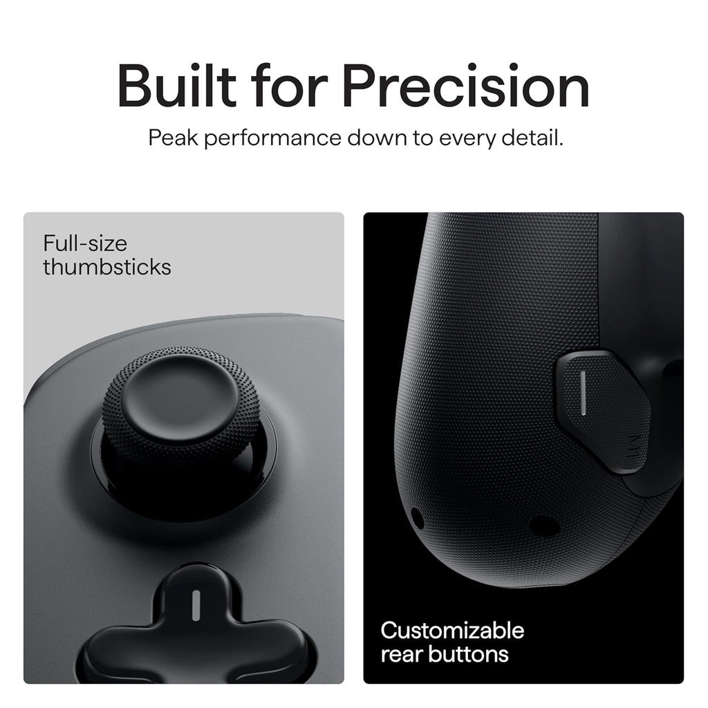 BACKBONE Pro Mobile Gaming Controller for iPhone 15/16 Series+ and Android, USB-C & Bluetooth, Play Anywhere on Any Screen, Premium Quality & Pro-Level Comfort, Android & iPhone Game Controller