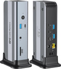 Cable Matters [Intel Certified] 11-in-1 Thunderbolt 5 Dock with Thunderbolt Share, 3X Thunderbolt 5 Ports, 2.5GbE, 3X USB 3.2 Ports, up to Triple 4K@144Hz on Windows 11, Dual 6K@60Hz on macOS, 140W PD