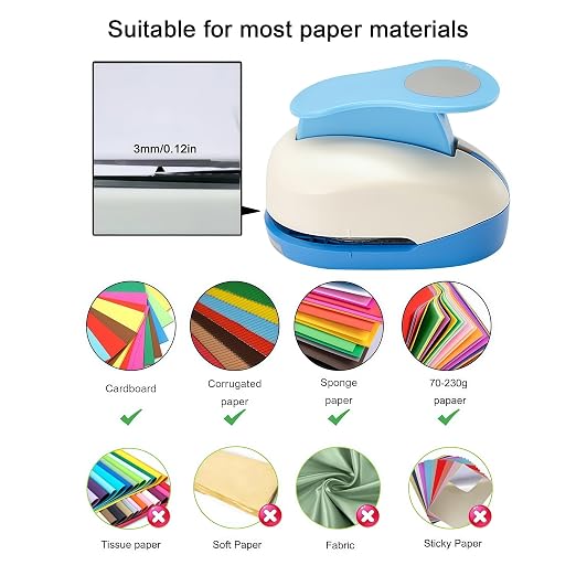 1 Inch Circle Punch 25.4mm Circular Cutter Tool Circle Hole Punch Handmade - Image 5