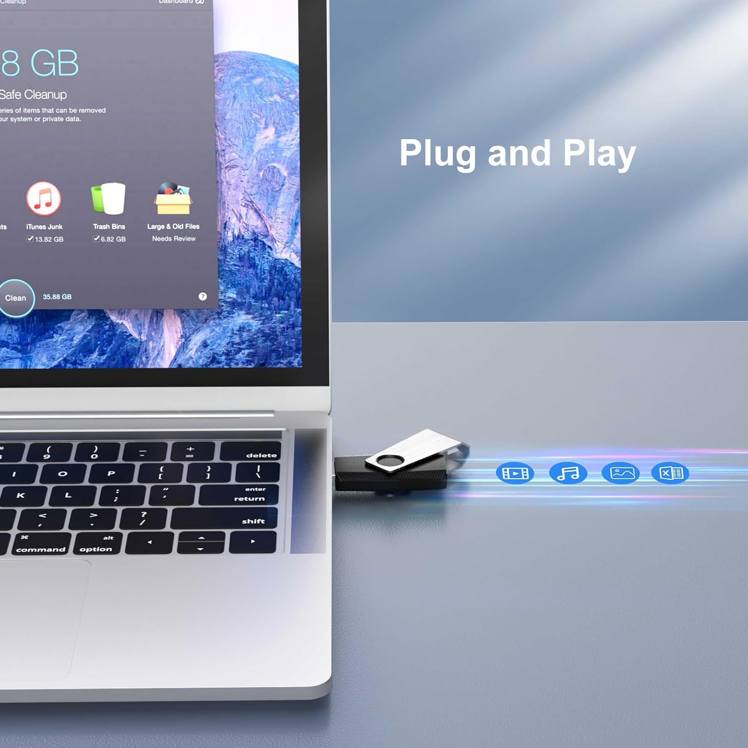 TOPESEL 100PCS 2GB Bulk USB 2.0 Flash Drives, Thumb Drives with USB 2.0 Speed, Ideal for Data Backup and Transfer