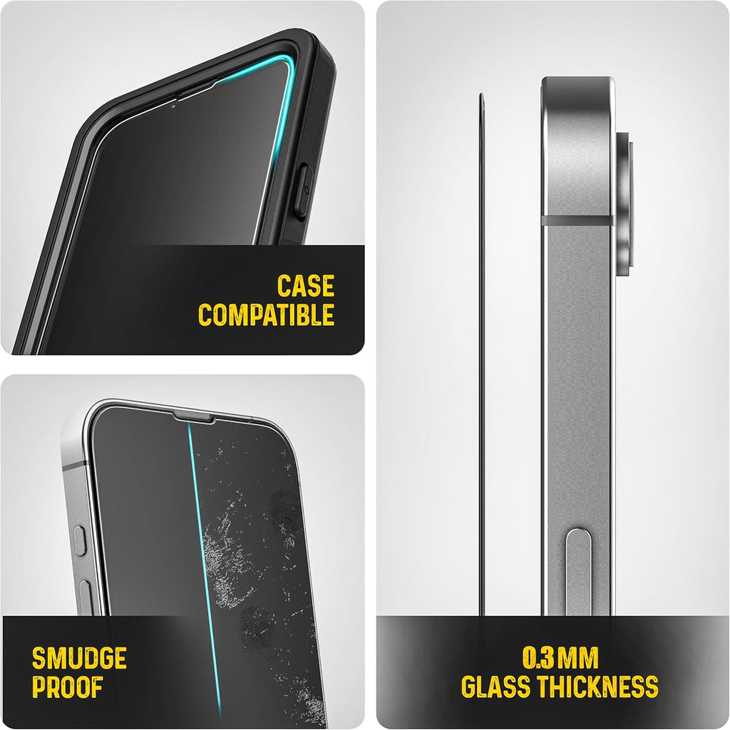 magglass for iPhone 16e Privacy Screen Protector, Anti-Spy Tinted Tempered Glass (Easy Applicator Included)