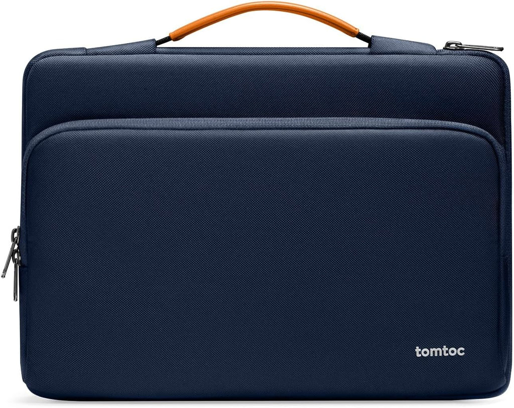 tomtoc 360 Protective Laptop Carrying Case for 16-inch New MacBook Pro M3/M2/M1 Pro/Max A2991 A2780 A2485 2023-2019, Water-Resistant Laptop Bag Sleeve with Accessory Pocket for The New Razer Blade 15