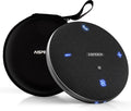 M4 Bluetooth Speakerphone Conference Microphone with AI Noise Reduction Full-Duplex AI Transcription USB Speakerphone 360° Voice Pickup Conference Speaker Home Office for Teams/Zoom, Black