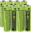 RocketBus 8-Pack BK-40AAABU Replacement Battery for Panasonic Cordless Phone