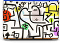 Berkin Arts Compatible with MacBook Air 13 inch Cover, 2022-2018 Release A1932 with Touch ID with Keyboard Cover & Screen Protector Naive Art (Picture of A Journey by Paul Klee)