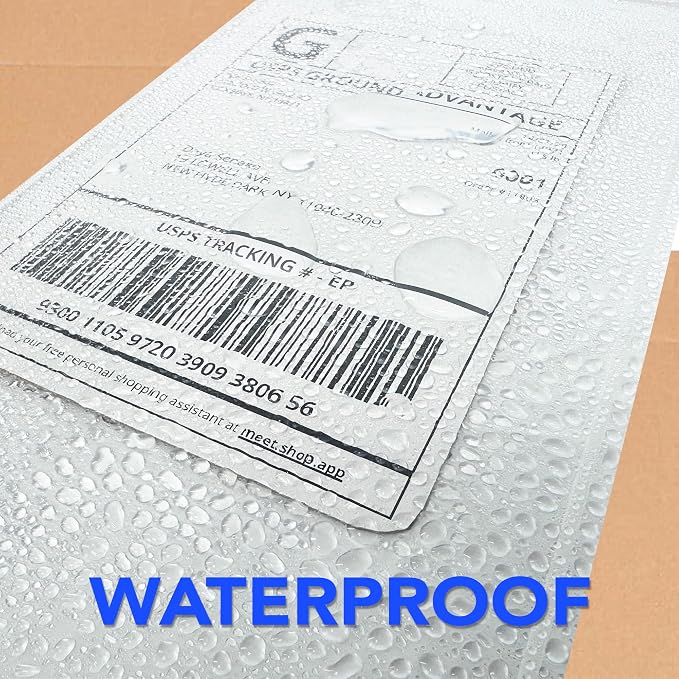 2000 Count 7" x 5.5" Shipping Label Envelopes, Top Loading - Image 4