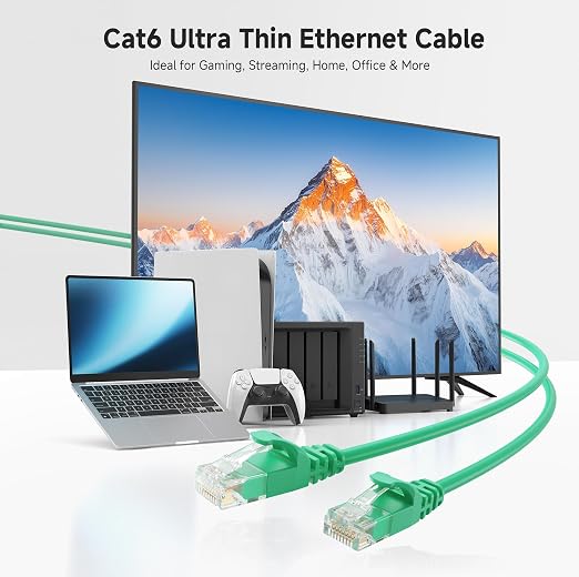 Cable Matters 10Gbps Snagless Cat 6 Ethernet Cable - 20ft - Image 2