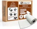 Receipt Paper Roll for 58mm Mobile Portable Thermal Printer (Pack 50 rolls)