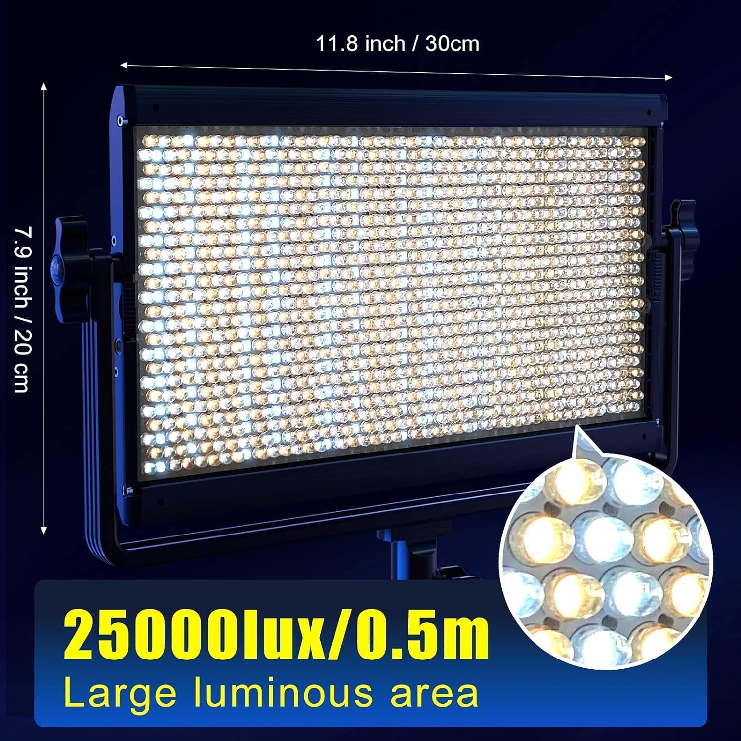 GVM 65W RGB Video Light with Softbox, 1300D LED Video Lighting Kit, 25000lux/0.5m, 360° Full Color Photography Lighting Kit, 3 Packs Led Panel Light for YouTube, Web Conference, Streaming