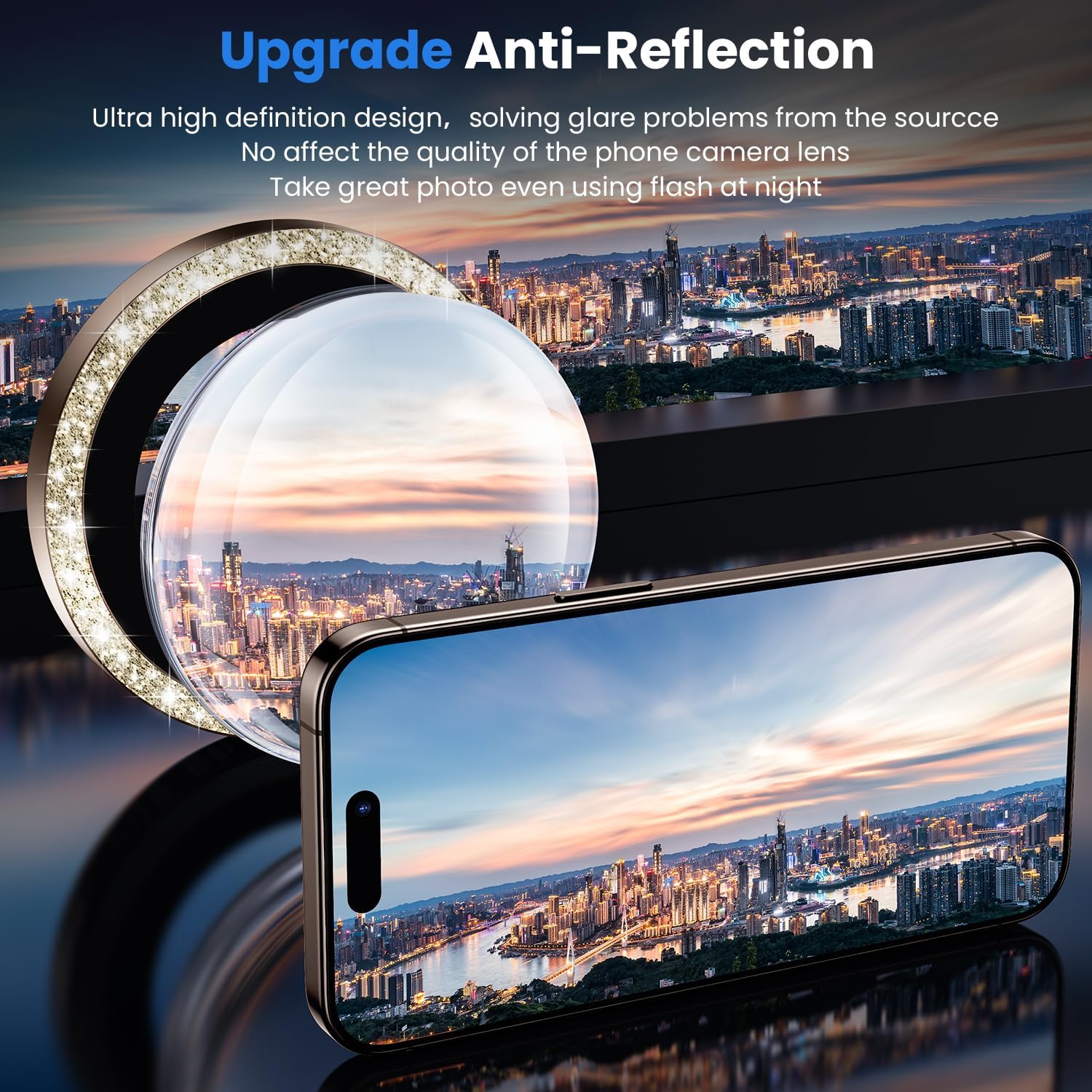 WSKEN for iPhone 16 Pro/iPhone 16 Pro Max Camera Lens Protector - [Original Shooting Model] Shatterproof Ultra HD Tempered Metal Glass Camera Screen Protector Cover Film Accessories