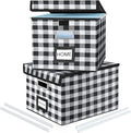 Decorative Collapsible File Storage Organizer Boxes by Huolewa