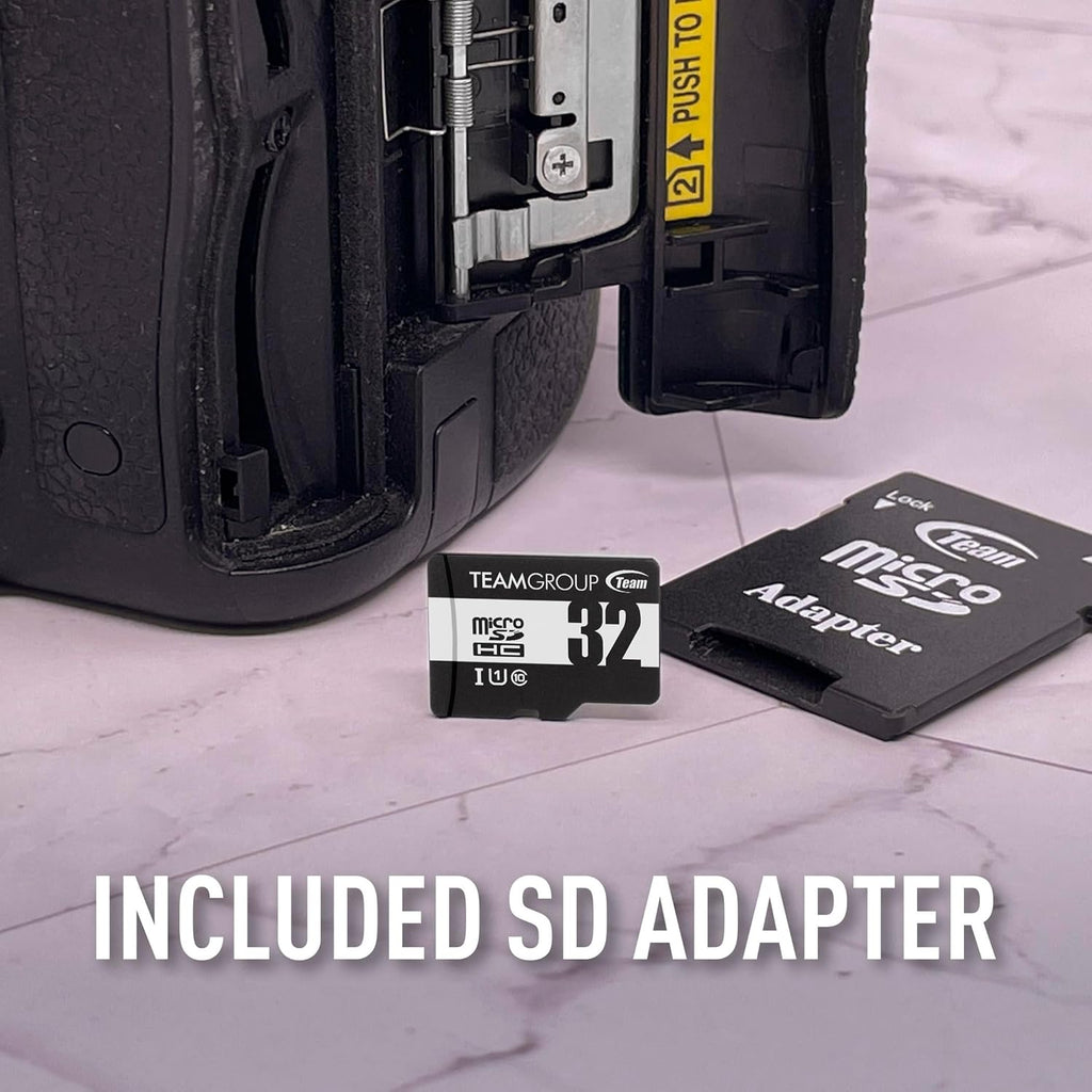 TEAMGROUP Micro 64GB x 5 Pack UHS-I U1 Class 10 SDHC SDXC Read Speed up to 100MB/s High Speed Flash Meomry Card with Adapter for Camera, Surveillance, Full HD Shooting TUSDX64GCL10U63