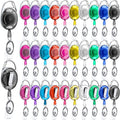 Honoson 30 Pcs Heavy Duty Retractable Badge Reels Batch ID Badge Holder by Honoson