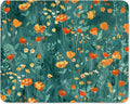 ITNRSIIET Mouse Pad with Stitched Edge Premium Textured Smooth Precise Operation Waterproof Washable Non-Slip Rubber Base Desktop Protection Mat, 10.2×8.3×0.12 inches, Beautiful Flowers
