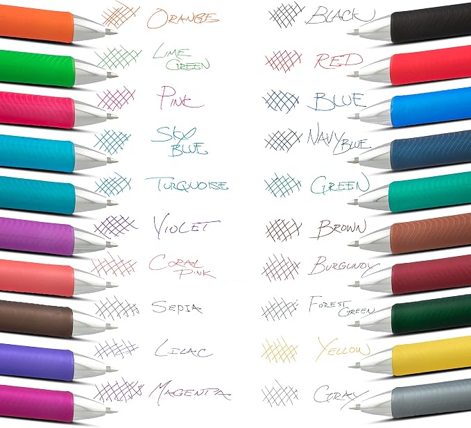 Pentel EnerGel RTX Retractable Liquid Gel Ink Pen, Medium line, Box of 12 Pens - Image 8