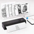 vretti P83 Portable Printers Wireless for Travel, A4 Portable Thermal Printer, Mobile Inkless Printer Compatible with Phone & Laptop, Supports 8.5 x 11 US Letter for Car School Office Home Use, Black