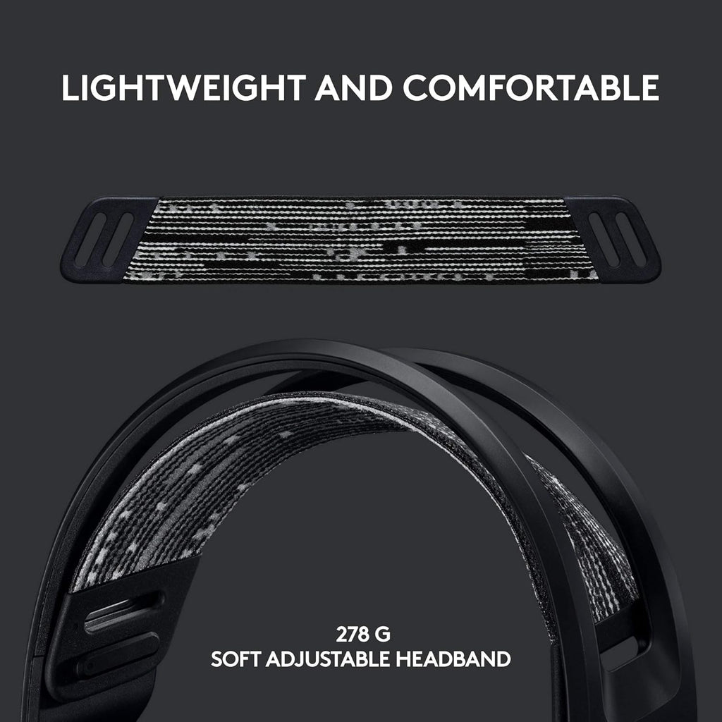 Logitech G733 Lightspeed Wireless Gaming Headset + Litra Beam LX Premium Dual-Sided RGB LED Streaming Key Light - Black