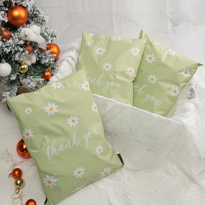 Thank You Poly Mailer 14.5x19 Inch 50 Pcs, Waterproof and Tear-Resistant - Image 6