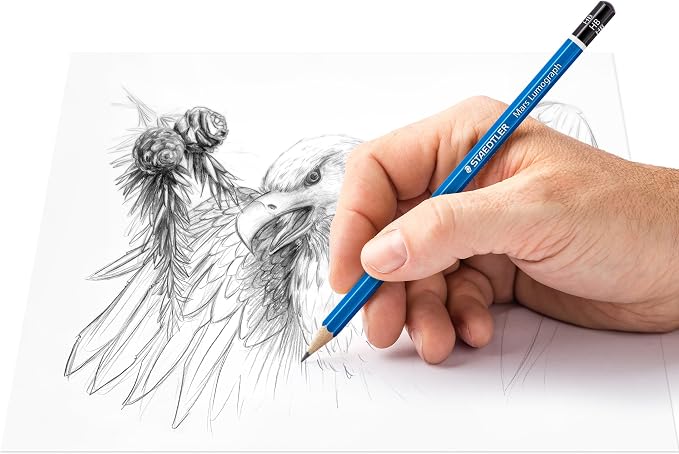 Staedtler Lumograph Graphite Drawing and Sketching Pencils 100G6 - Image 3