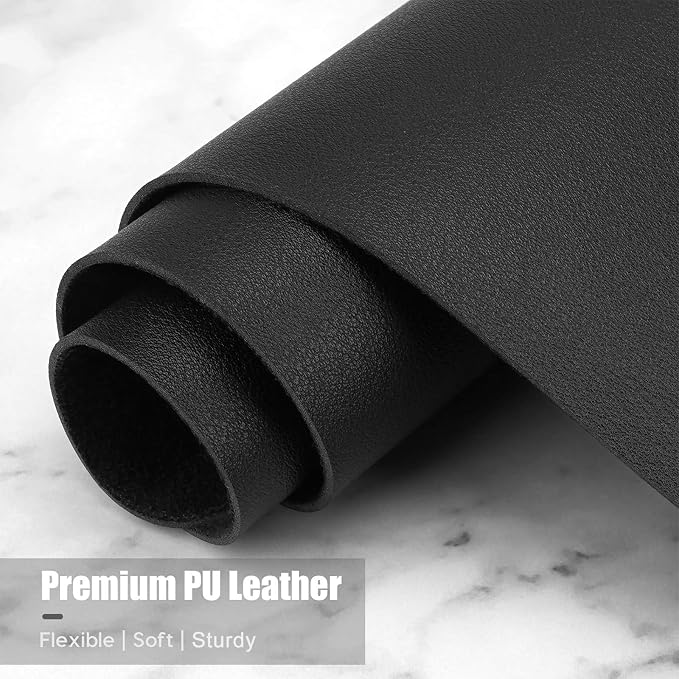 Hsurbtra Desk Pad, 23.6" x 13.8" PU Leather Desk Mat, M Extended Mouse Pad - Image 5