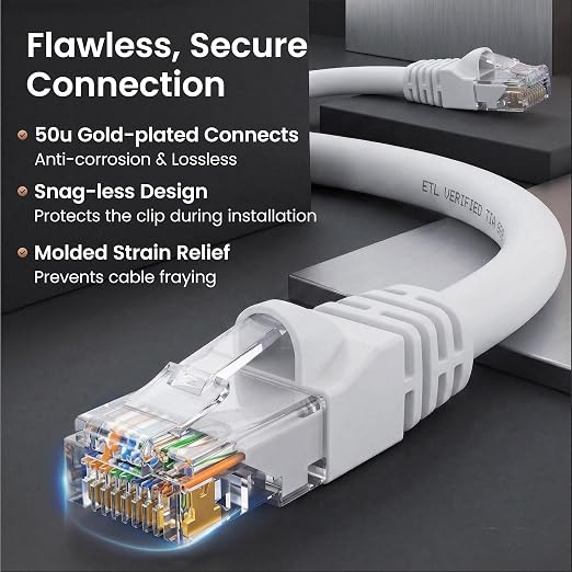 GEARit Cat 6 Patch Cables 3 ft White - Image 4
