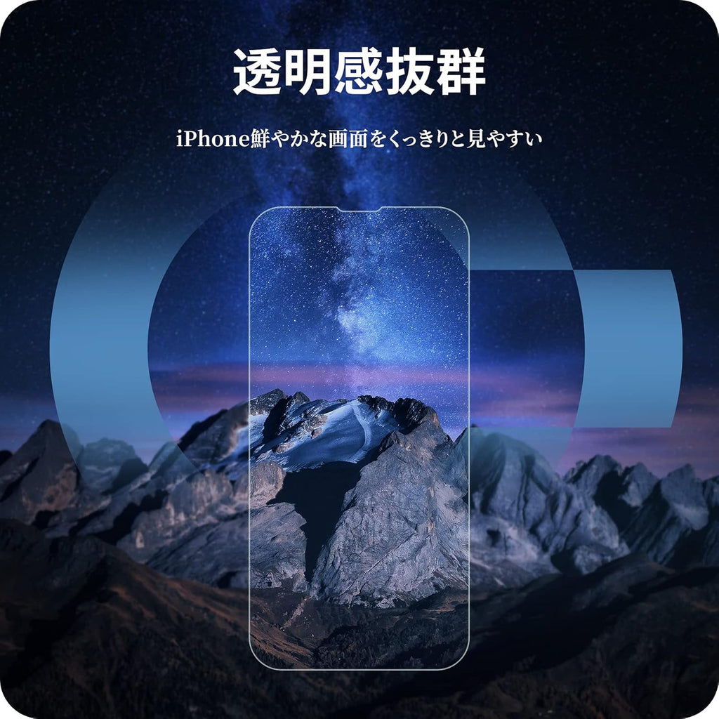 NIMASO for iPhone 13 Mini Screen Protector, 3 Pack HD Clear Tempered Glass Screen Protector for iPhone 13 Mini, with Easy Installation Kit