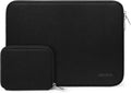 MOSISO Laptop Case 16 inch, 15-15.6 inch Laptop Sleeve Bag Compatible with MacBook Pro 16 inch, HP, Acer, Dell, Lenovo, ASUS Notebook, Neoprene Computer Sleeve Bag with Small Case, Black