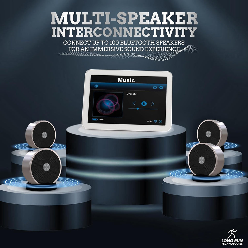 Stereo Bluetooth Speakers - Wireless Computer Speaker for Desktop Laptop PC for Boys & Girls Sister Brother Mom & Dad - Bluetooth Stereo Speakers Home Theater Gaming Rose Gold
