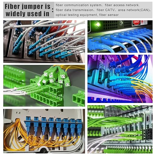 100ft SC to SC Fiber Optic Patch Cable, Outdoor Armored Single Mode SC/UPC to - Image 7