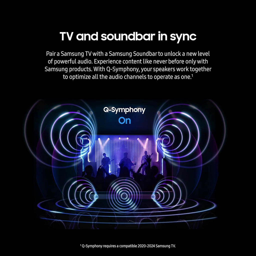 Samsung Q800D 5.1.2ch Soundbar w/Wireless Dolby Atmos Audio, Q-Symphony, SpaceFit Sound Pro, Adaptive Sound, Game Mode Pro with Alexa Built-in, HW-Q800D/ZA