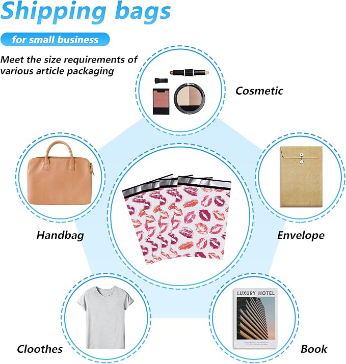 Poly Mailer 6x9 Inch 100 Pcs, Waterproof and Tear-Resistant Shipping Bags - Image 7