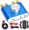 Facmogu F900S 160W Mini Bluetooth 5.0 Power Amplifier, 2 Channel 80Wx2 Stereo Hi-Fi Digital Amp, Portable Wireless Audio Receiver Sound Speaker Amplifer, AUX/USB/Bluetooth Input & 12V Power Supply