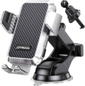 Wireless Car Charger, Phone Holders for Your Car, 15W Auto Clamping Phone Mount Car Accessories for iPhone 16 15 14 13 12 Mini Pro Max, Samsung Galaxy S24 Ultra S23 S22+ Note 20, etc - Silver