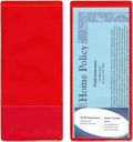 StoreSMART - Red Plastic Policy Holders - 50 Pack - INS30-R-50 by StoreSMART