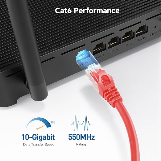 Cable Matters 10Gbps Snagless Long Cat 6 Ethernet Cable - 100ft - Image 3