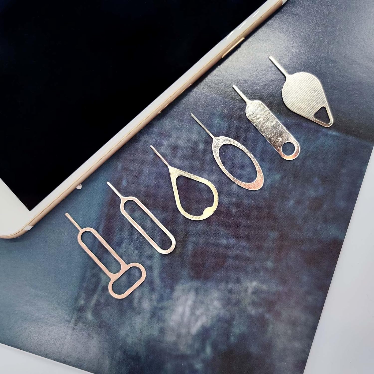 Medsuo 6pcs SIM Card Removal Tool Card Tray Eject Pins Needle Opener Ejector Needle Pin Remover for Smart Phones Samsung Galaxy LG Huawei Google HTC iPhone iPods iPad Tablets