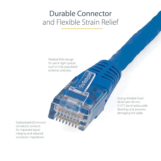 StarTech 50ft CAT6 Ethernet Cable - Image 3