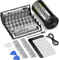 162-in-1 Mini Electric Screwdriver Set, SMOOTHARMOR Precision Cordless Power Screwdriver with 150 Magnetic Bits, 4 Torque Settings, Max 5N.m Manual, LED, Portable Repair Tool Kit for Laptop Watch PS5