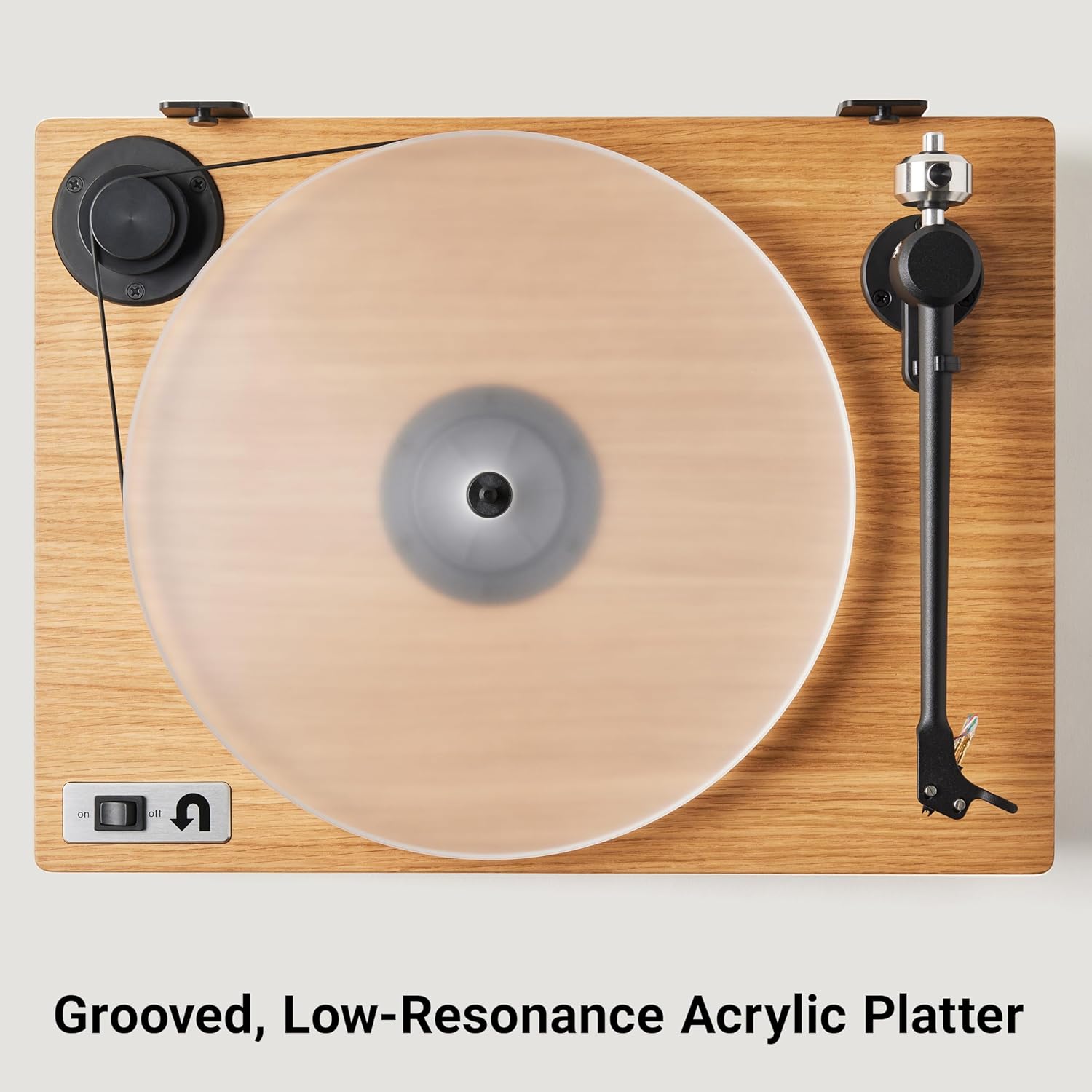 U-Turn Audio - Orbit Plus (Gen 2) Turntable with Built-in Preamp, Oak