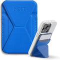 MOFT Magnetic Wallet Stand Compatible with iPhone 16/15/14/13/12 Series, Angle Adjustment & Magsafe Compatible MOVAS Phone Stand,Sapphire