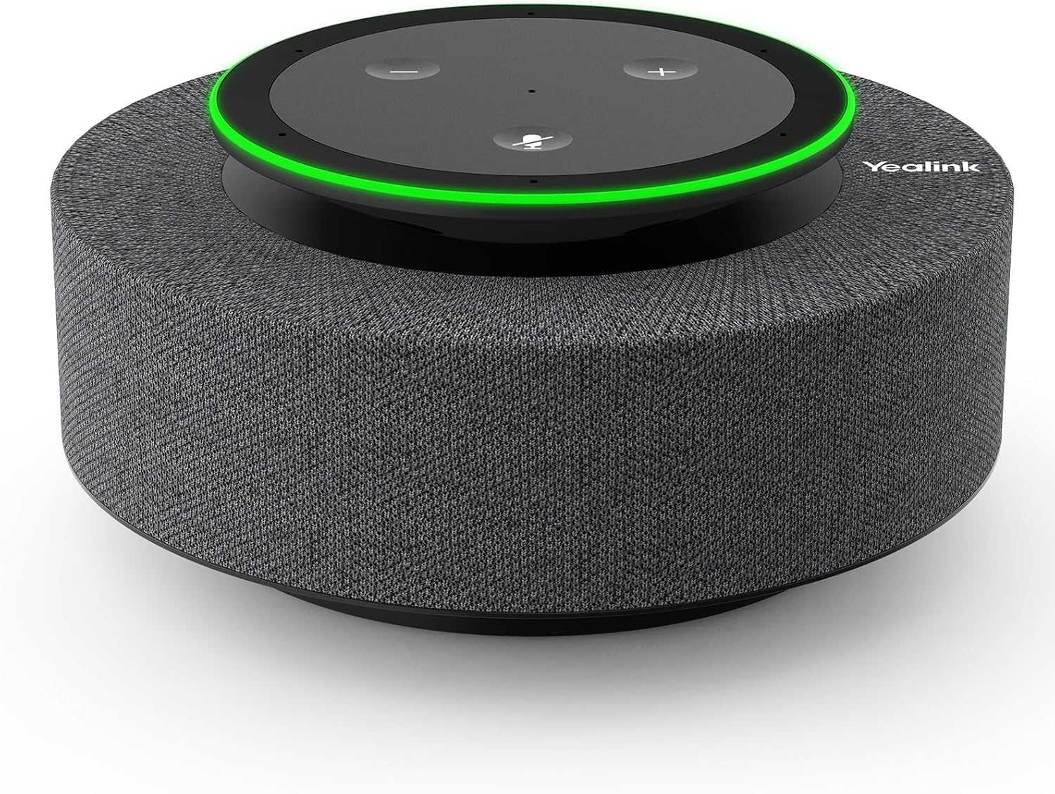 Yealink MSpeech USB Speakerphone with Teams Certificed 10 Microphone Arrays 19.6ft Pickup Radius 4W HD Full-Duplex Speaker with AEC for Medium-Sized Conference Room Microsoft AI Transcription