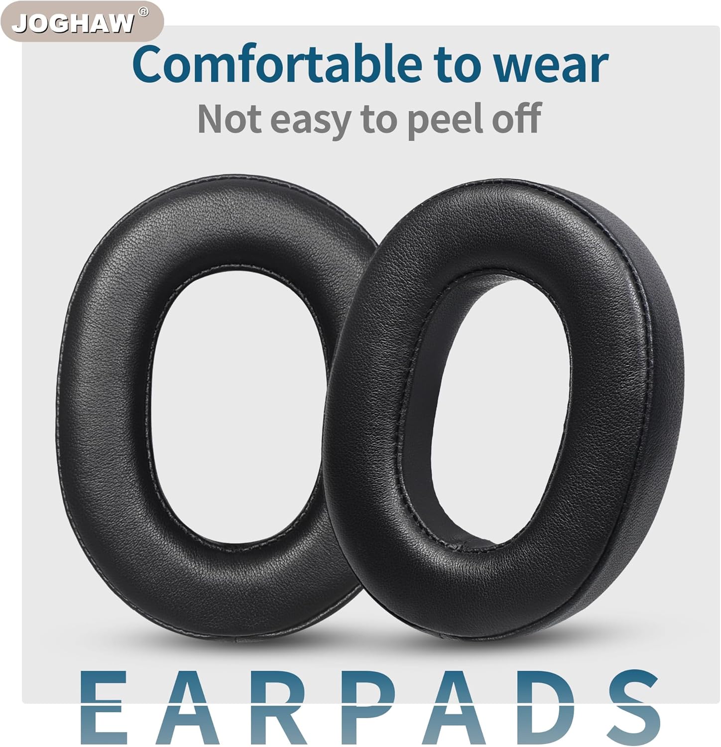 Replacement Ear Pads for Headphones - Compatible for Sony MDR-1000x/WH-1000xm2 | Premium Thickened Sheepskin Cushions with Soft Memory Foam for Comfort - Black