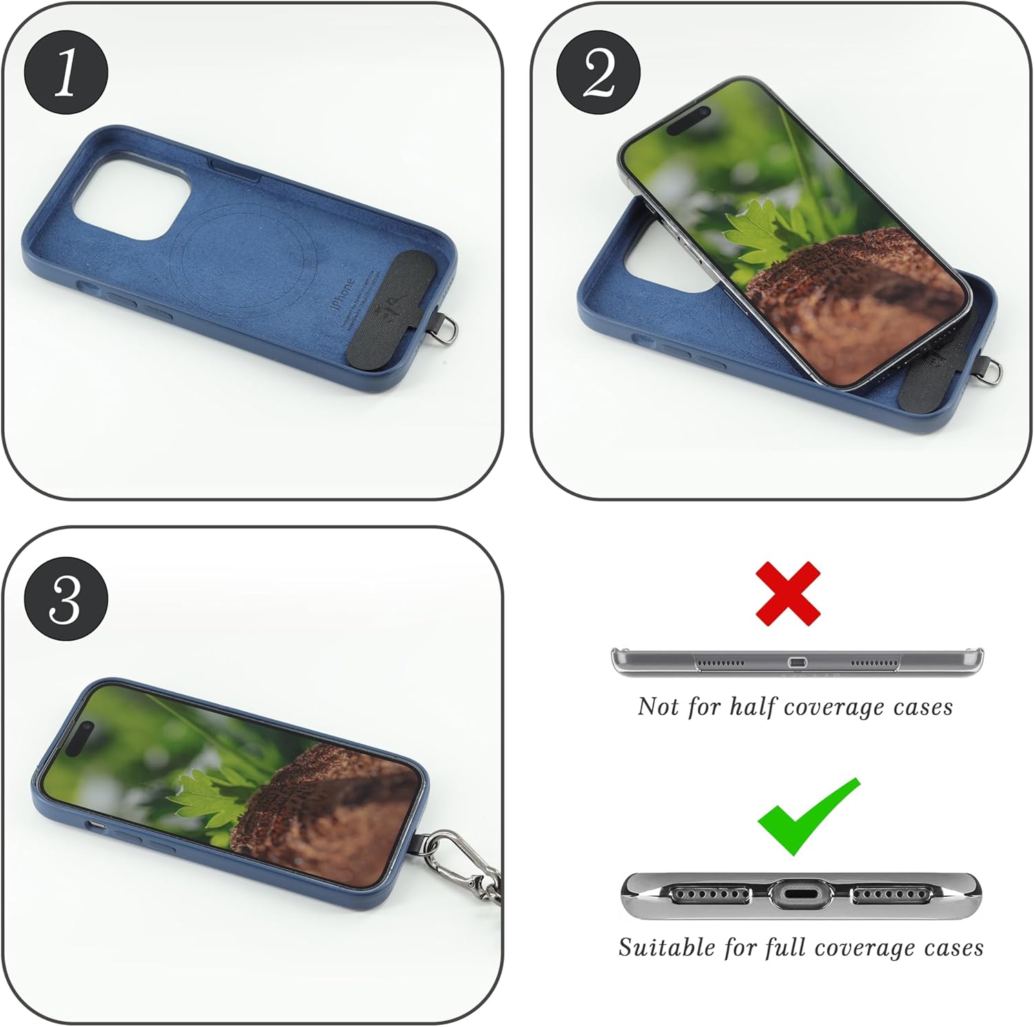 Cell Phone Wrist Strap Phone Lanyard Wrist Phone Wristlet Lanyard Hand Wristlet Strap (Zebra Black)