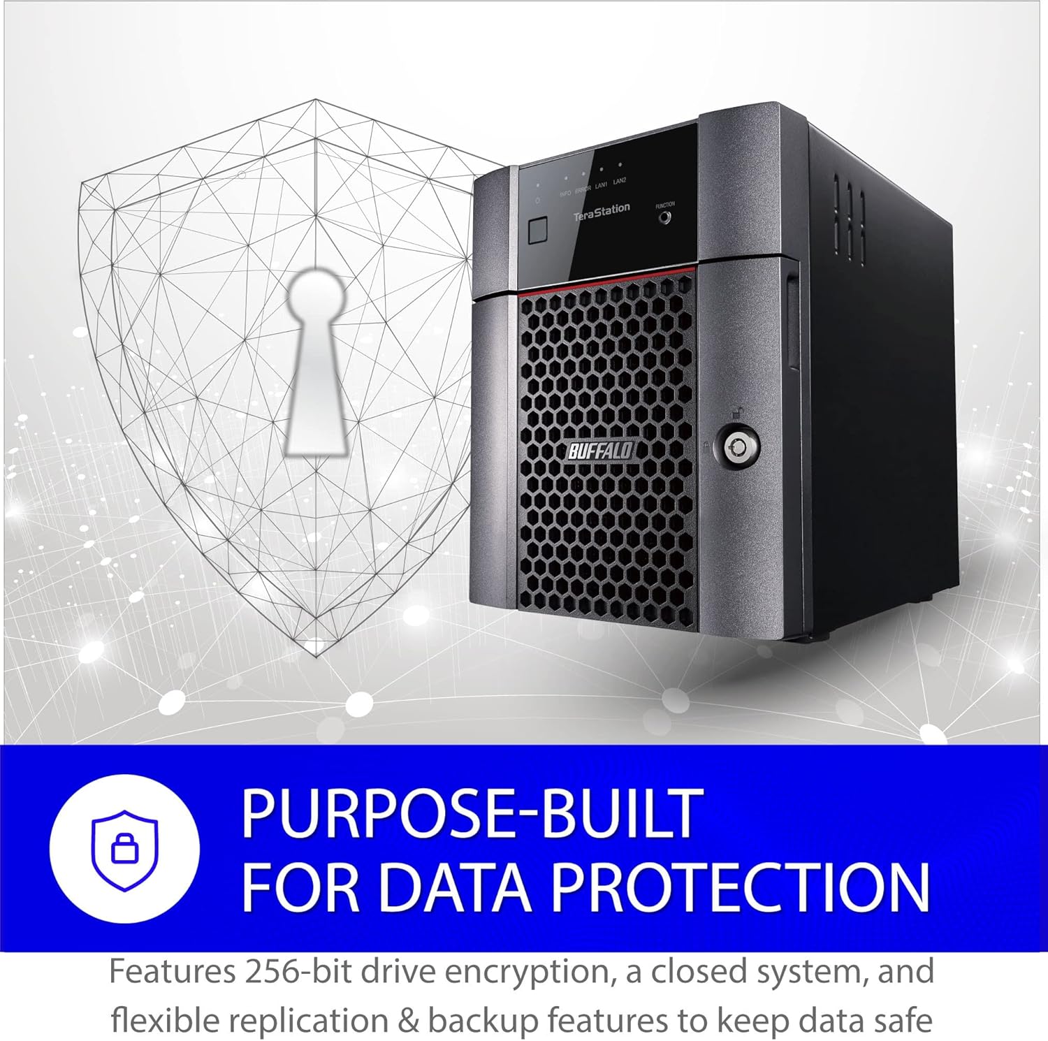 BUFFALO TeraStation Essentials 4-Bay Value-Focused Desktop NAS 32TB (4x8TB) with Hard Drives Included
