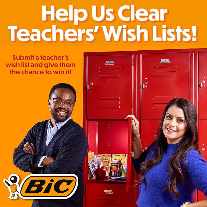 BIC Glide Bold Black Ballpoint Pens, Bold Point, School Supplies - Image 2