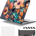 for MacBook Pro 16 inch Case 2019 2020 Release Model A2141, Plastic Hard Shell Cover with Keyboard Cover for MacBook Pro 16 inch with Touch Bar & Touch ID, Florals Pattern