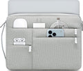 HYZUO 13.3-14 Inch Laptop Sleeve Bag for MacBook Pro 14 M5-M1, MacBook Air/Pro 13, 13.8-13 Surface Laptop/Book, Portable Notebook Case for 13" HP Dell Lenovo ThinkPad Asus Acer Samsung, Light Gray