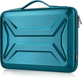 DOMISO 14 Inch Laptop Case Shockproof Sleeve Waterproof Hard Shell Protective Cover for Business & Travel, Fits 14" Lenovo ThinkPad/Dell XPS/HP Pavilion/Macbook Pro (Teal)