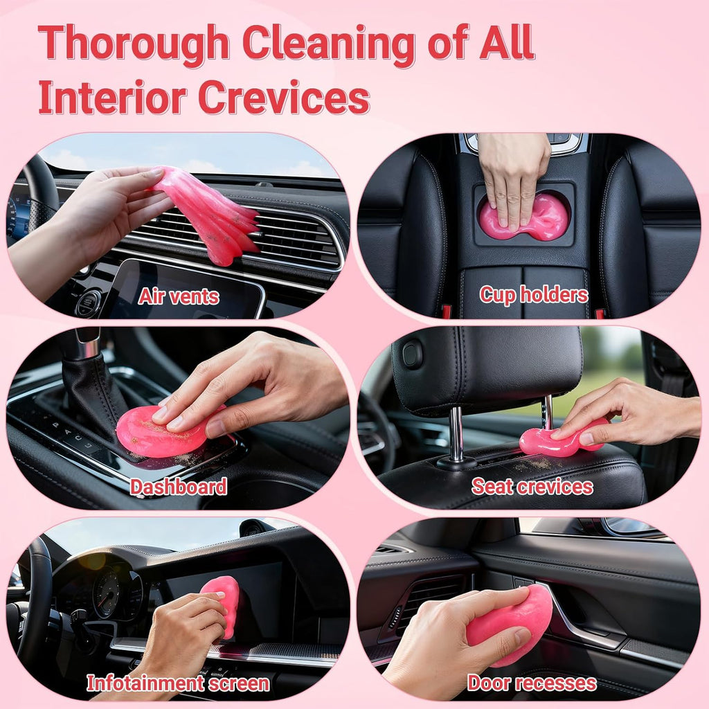 COLORCORAL Universal Cleaning Gel Dust Cleaner for PC Keyboard Car Detailing Office Electronics Laptop Dusting Kit Computer Dust Remover, Computer Gaming Car Accessories,Christmas Stocking Stuffers